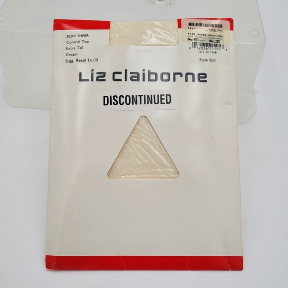 Liz Claiborne Silky Sheer Control Top Cream Extra Tall New in package - Picture 1 of 4